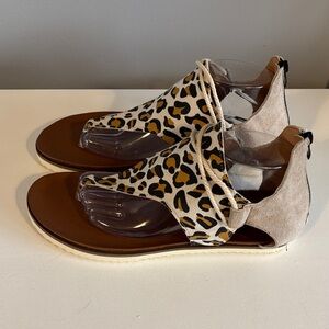 Stylish Leopard Print Sandals